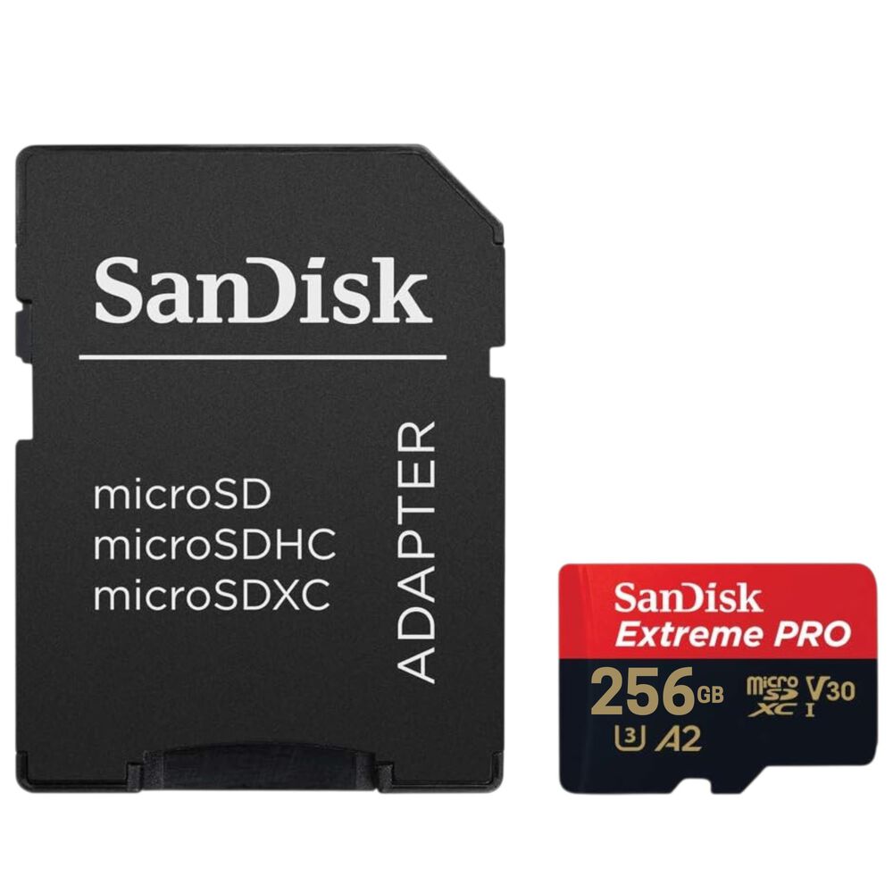 Memoria Micro Sd Sandisk 256 Gb Extreme Pro Black 200 Mb/s image number 1.0