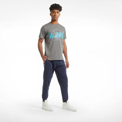 Polera Deportiva Estampado Frontal Manga Corta Hombre Wetland