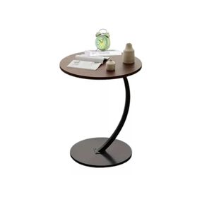 Mesa De Centro Redonda Para Hogar Sal&oacute;n Dormitorio Estable