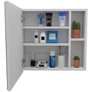 Botiquin De Ba&ntilde;o 1 Puerta 47.3x50x12.2 Cm Blanco