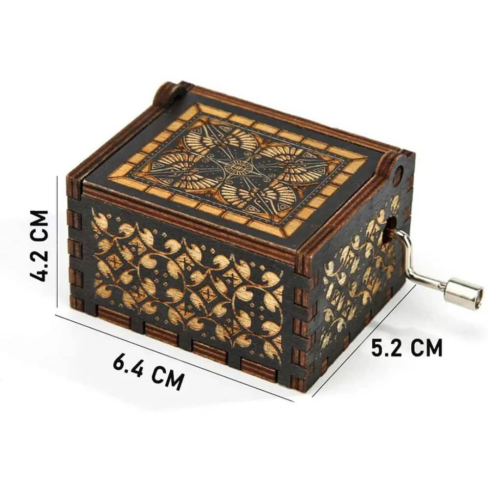 Caja Musical Coldplay Clocks De Madera image number 5.0