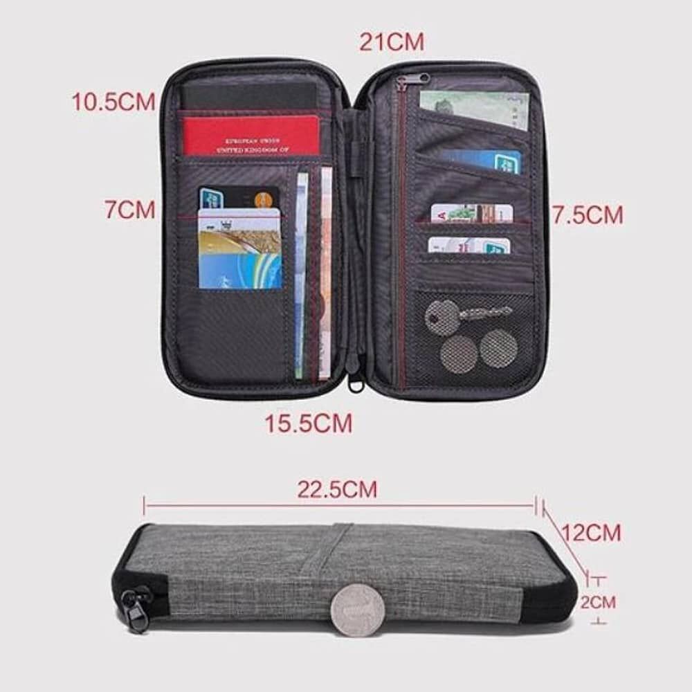Billetera Portapasaporte Para Hombre Y Mujer image number 4.0