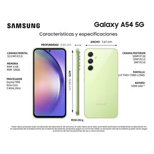 Smartphone Samsung Galaxy A54 / 5G / 128 GB / Liberado