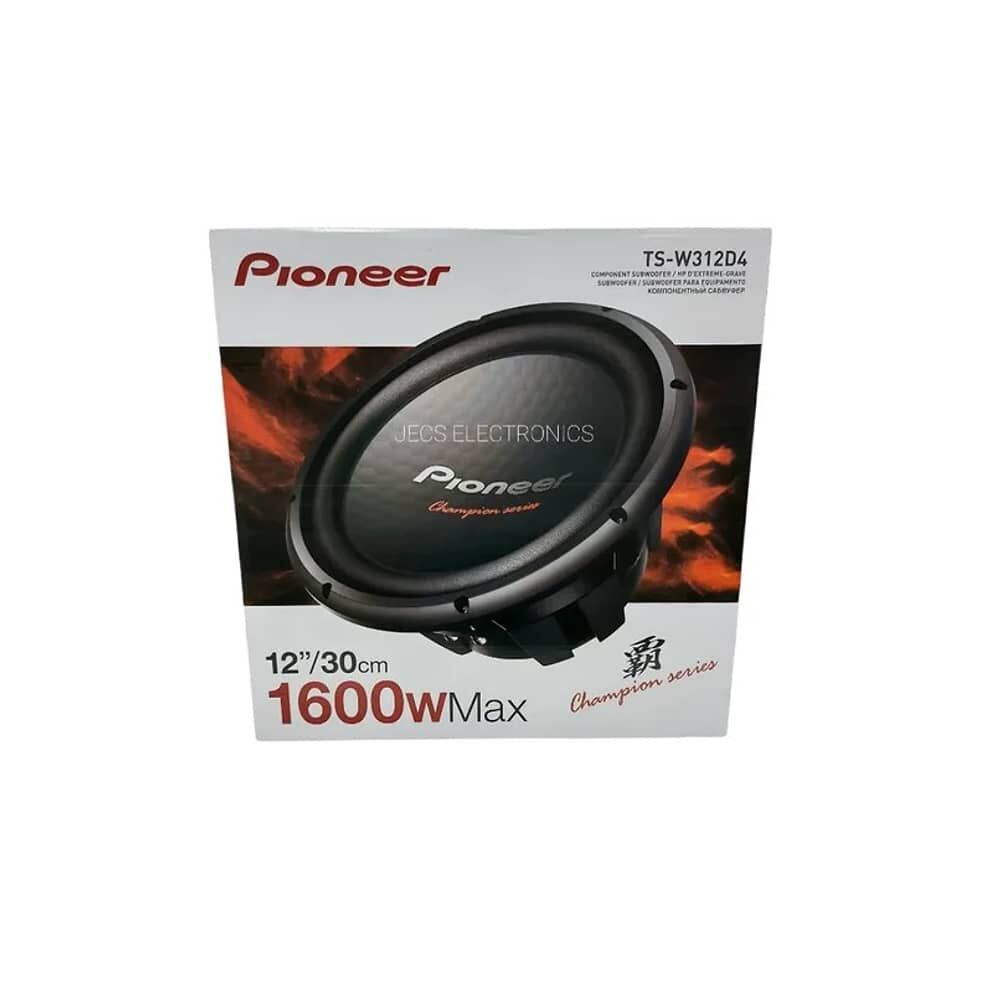 Subwoofer De Auto Pioneer 1600w Ts-w312d4 image number 1.0