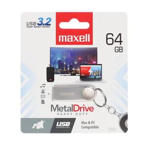 Pendrive Maxell Modelo Metal 64gb Usb 3.2
