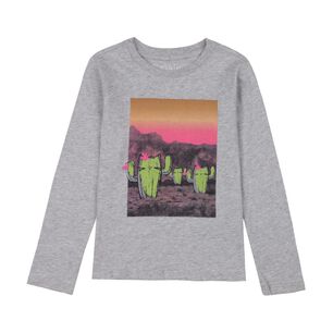 Polera Manga Larga Cuello Redondo Ni&ntilde;a Topsis