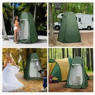 Carpa 1 Persona / Ba&ntilde;o Para Camping Azul