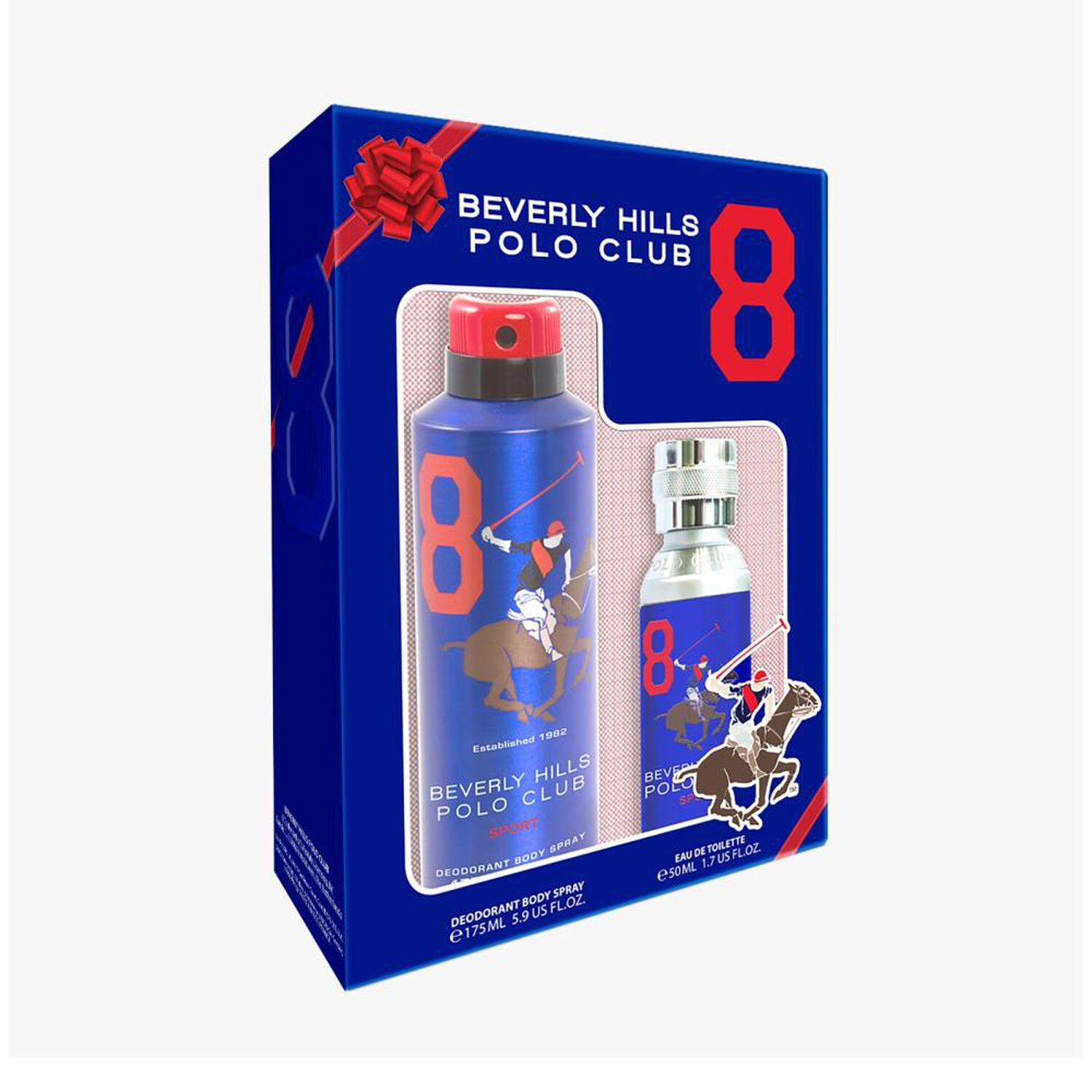 Set De Perfumer&iacute;a Hombre Eight Beverly Hills Polo Club / 50 Ml / Eau De Toilette + Desoderante 175 Ml image number 0.0