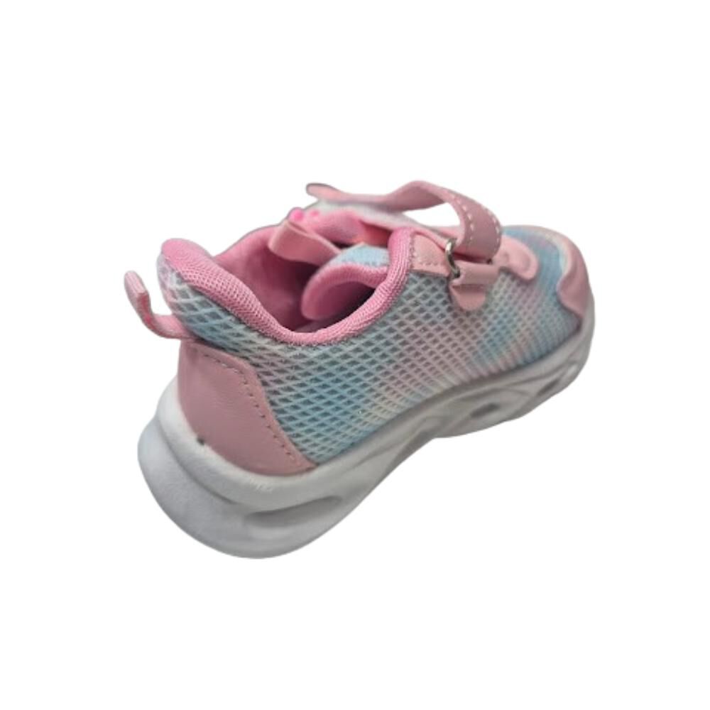 Zapatilla Urbana Luces Niña Rosado image number 1.0