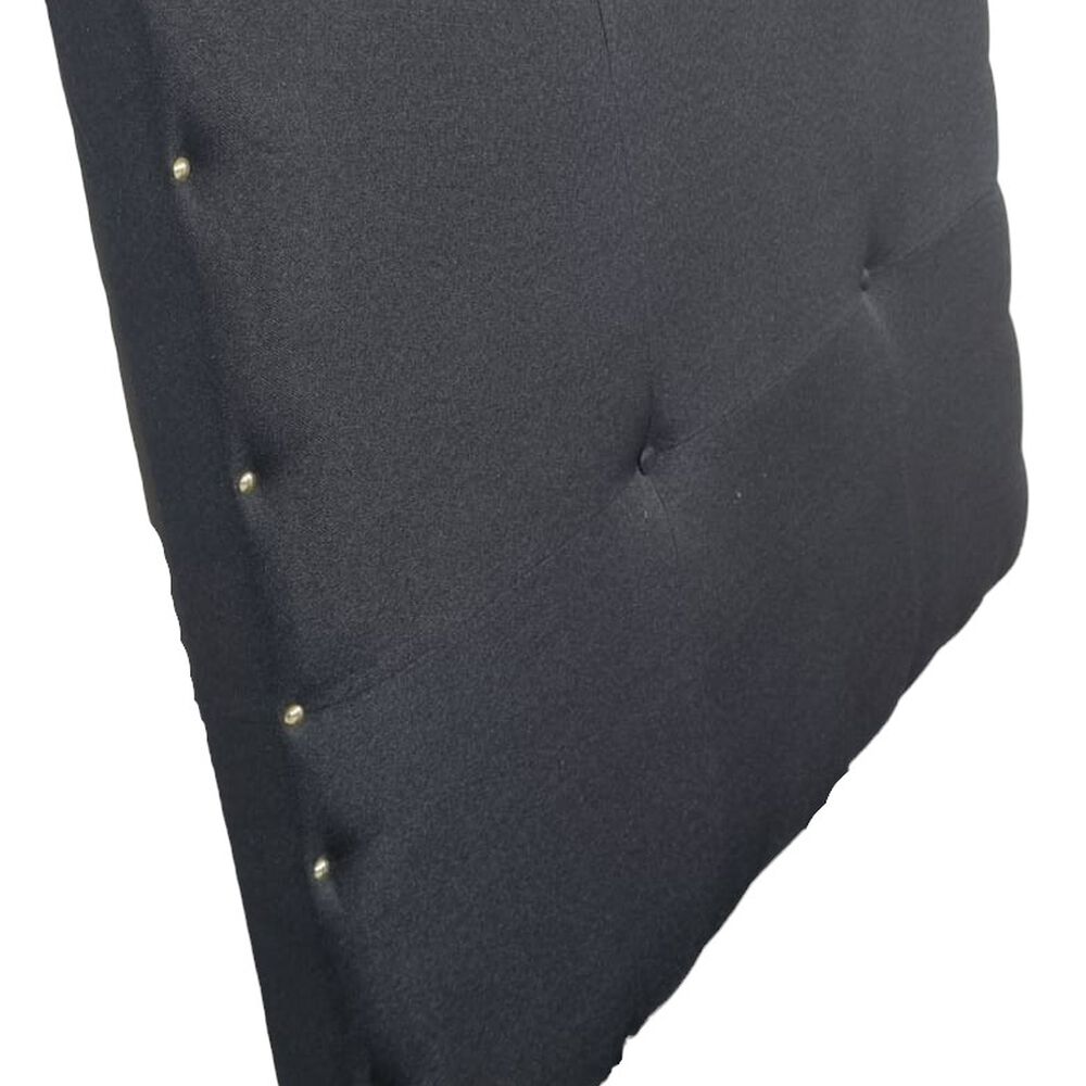 Cama Europea De Plaza Lino Negro image number 3.0