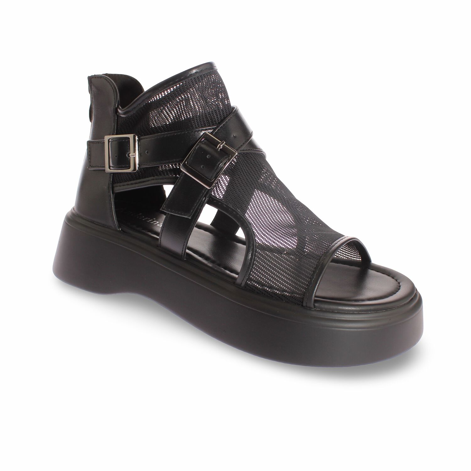 Sandalia Plataforma Negro Andarina Art. 50676negros image number 0.0