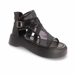 Sandalia Plataforma Negro Andarina Art. 50676negros