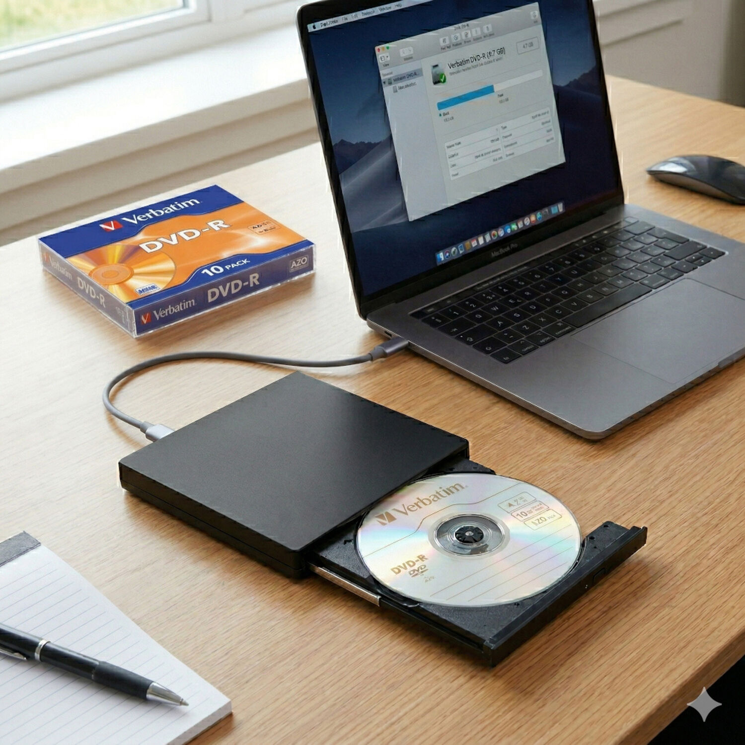 Dvd-r Grabable Verbatim 16x 4.7gb 20 Unidades image number 4.0
