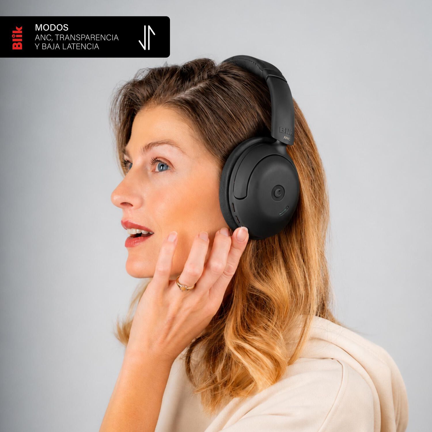 Aud&iacute;fonos Bluetooth Blik SOUL950-BLK image number 5.0