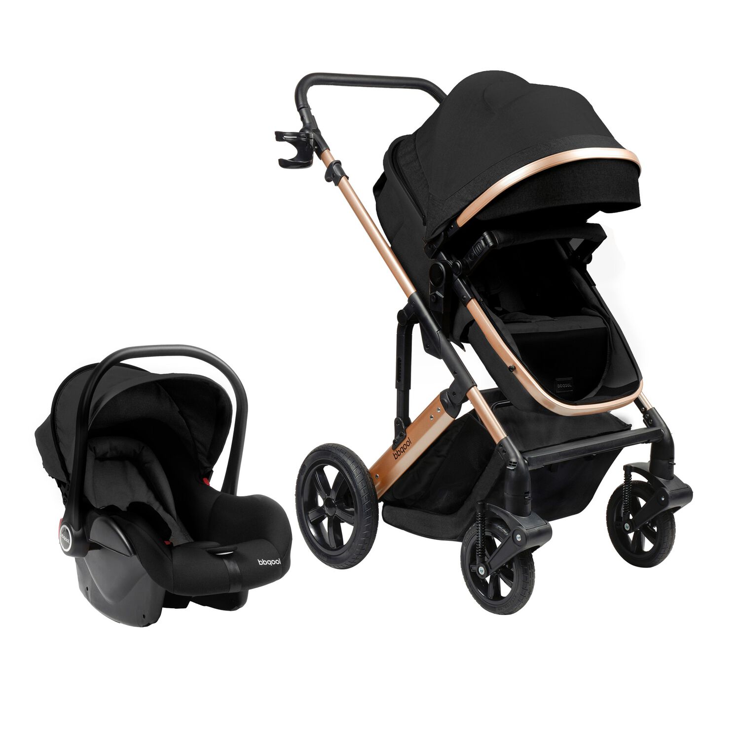 Coche Travel System Zion Negro image number 2.0