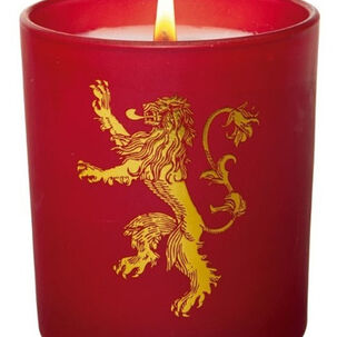 Game Of Thrones: House Lannister Vaso Y Vela Juego De Tro