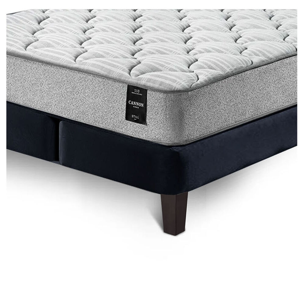 Combo Cama Cannon 2 Plazas+2 Almohadas+sabanas+respaldo Tela Negro image number 5.0