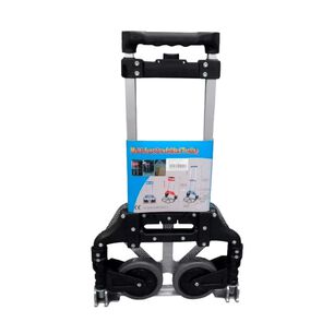 Carro De Carga Ajustable Aluminio Con Ruedas Multiuso