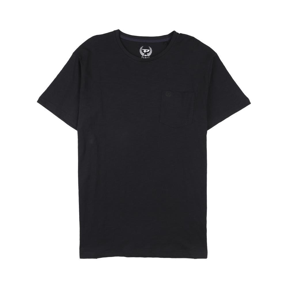 Polera Regular Manga Corta Cuello Redondo Hombre Peroe image number 0.0