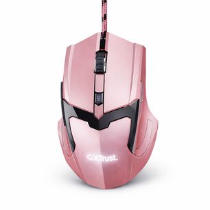 Mouse Gamer Rosado Trust Gxt 101p Retro-iluminado