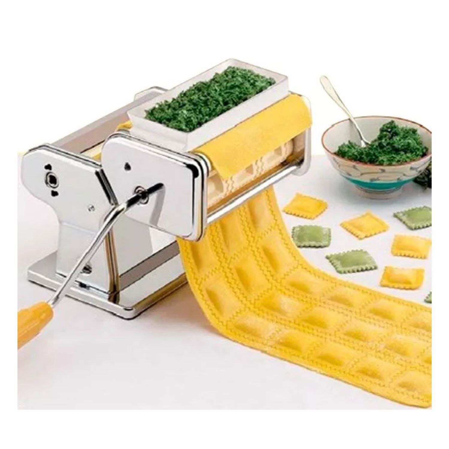 M&aacute;quina De Ravioles Manual 21cm Plata Ideal Cocina Gourmet image number 0.0