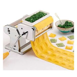 M&aacute;quina De Ravioles Manual 21cm Plata Ideal Cocina Gourmet