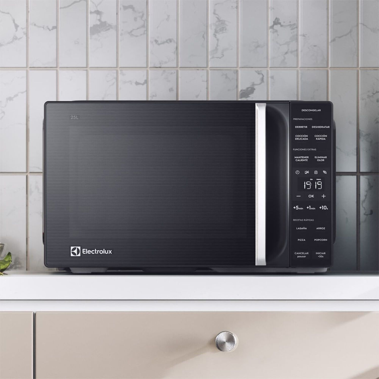 Microondas Electrolux 25 Litros Digital Me25n Negro image number 2.0