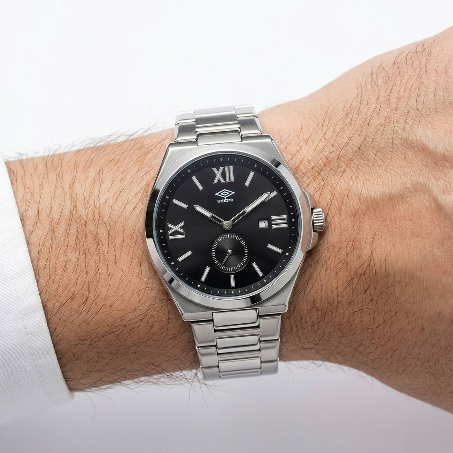 Reloj An&aacute;logo Hombre Umbro Plus Plateado Umbp-1500-210 image number 3.0
