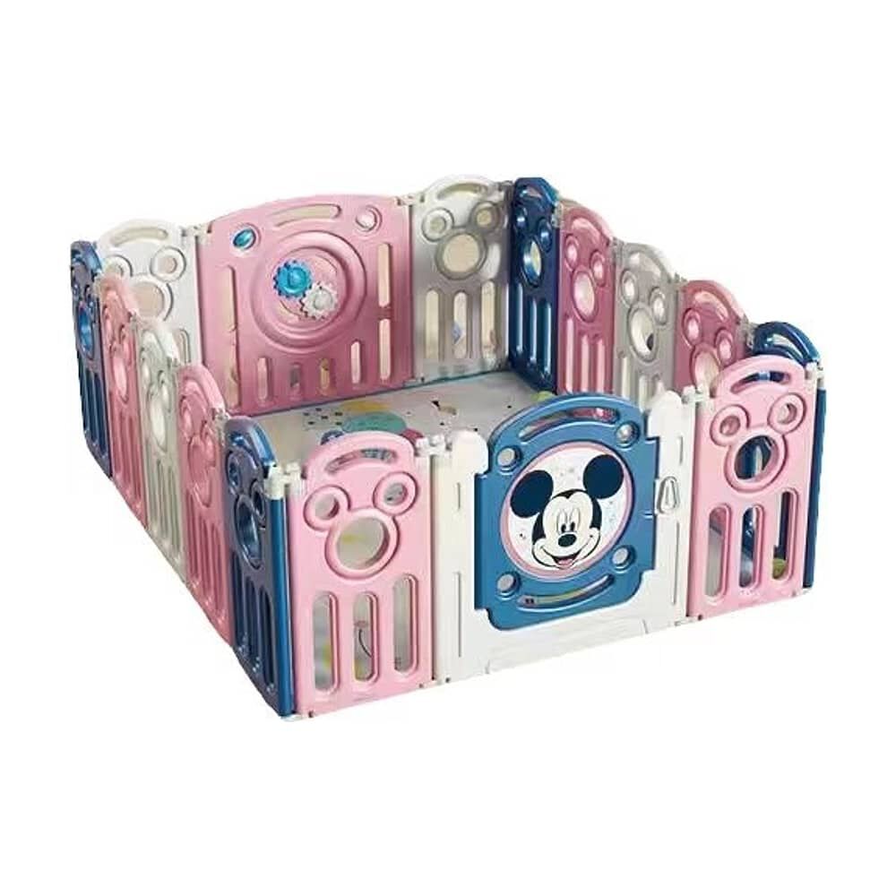 Corral 1.26*1.5m Rosado Con Alfombra Lubabycas image number 0.0