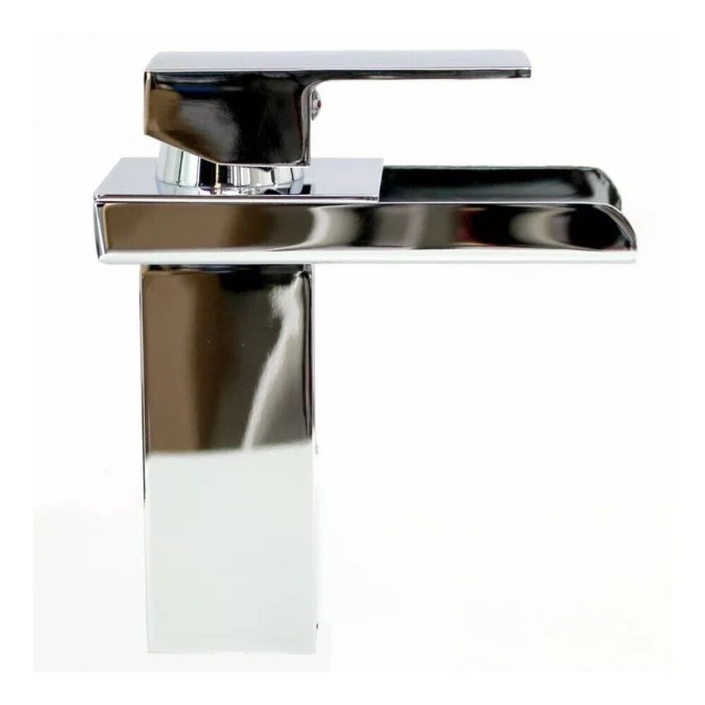 Grifo De Lavabo Baño Efecto Cascada Grifo Antisalpicaduras image number 1.0