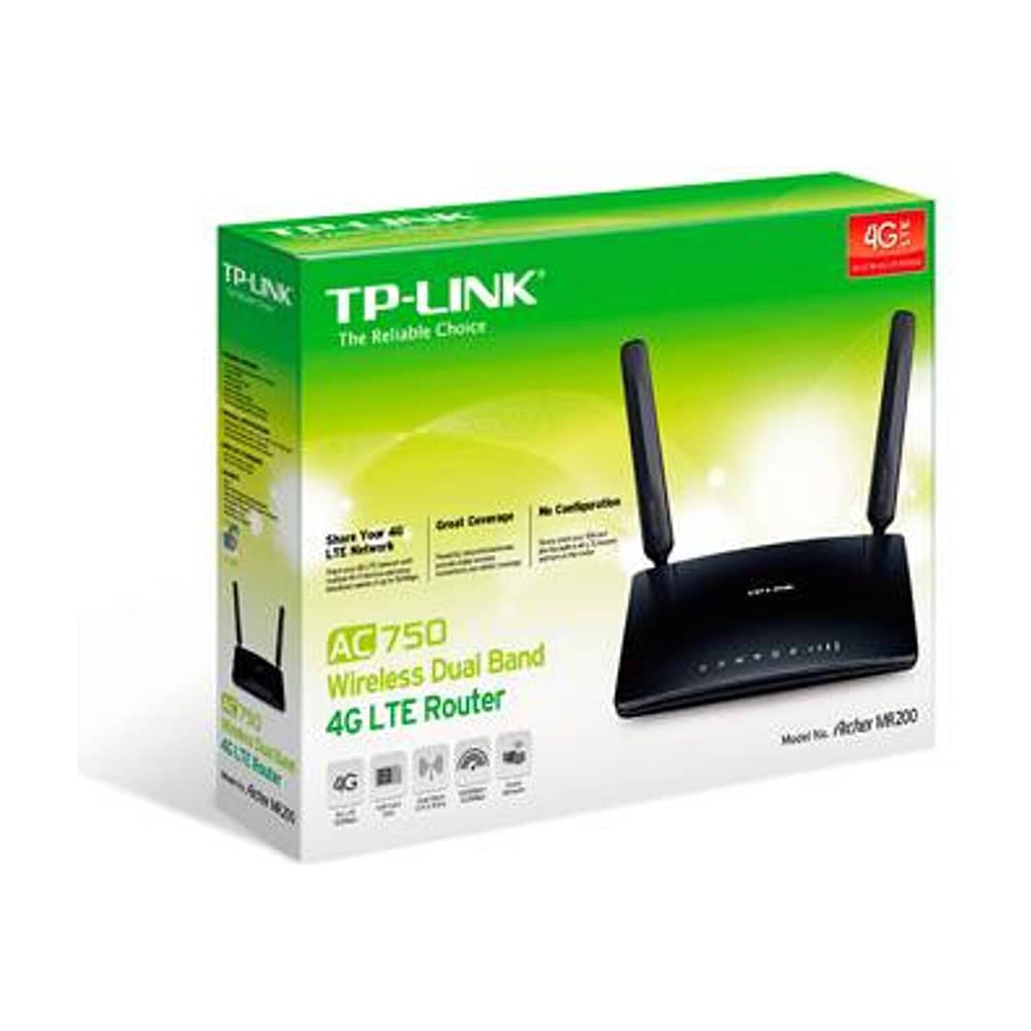 Router 4g Lte Inal&aacute;mbrico De Doble Banda Tp-link Archer Mr200, Ac750 image number 3.0