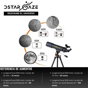 Telescopio Astronómico Profesional 50080m
