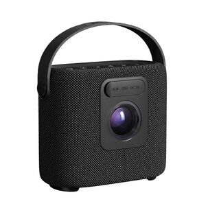 Parlante Bluetooth Port&aacute;til Aiwa 7w Con Luz Aws-s70bt Color Negro