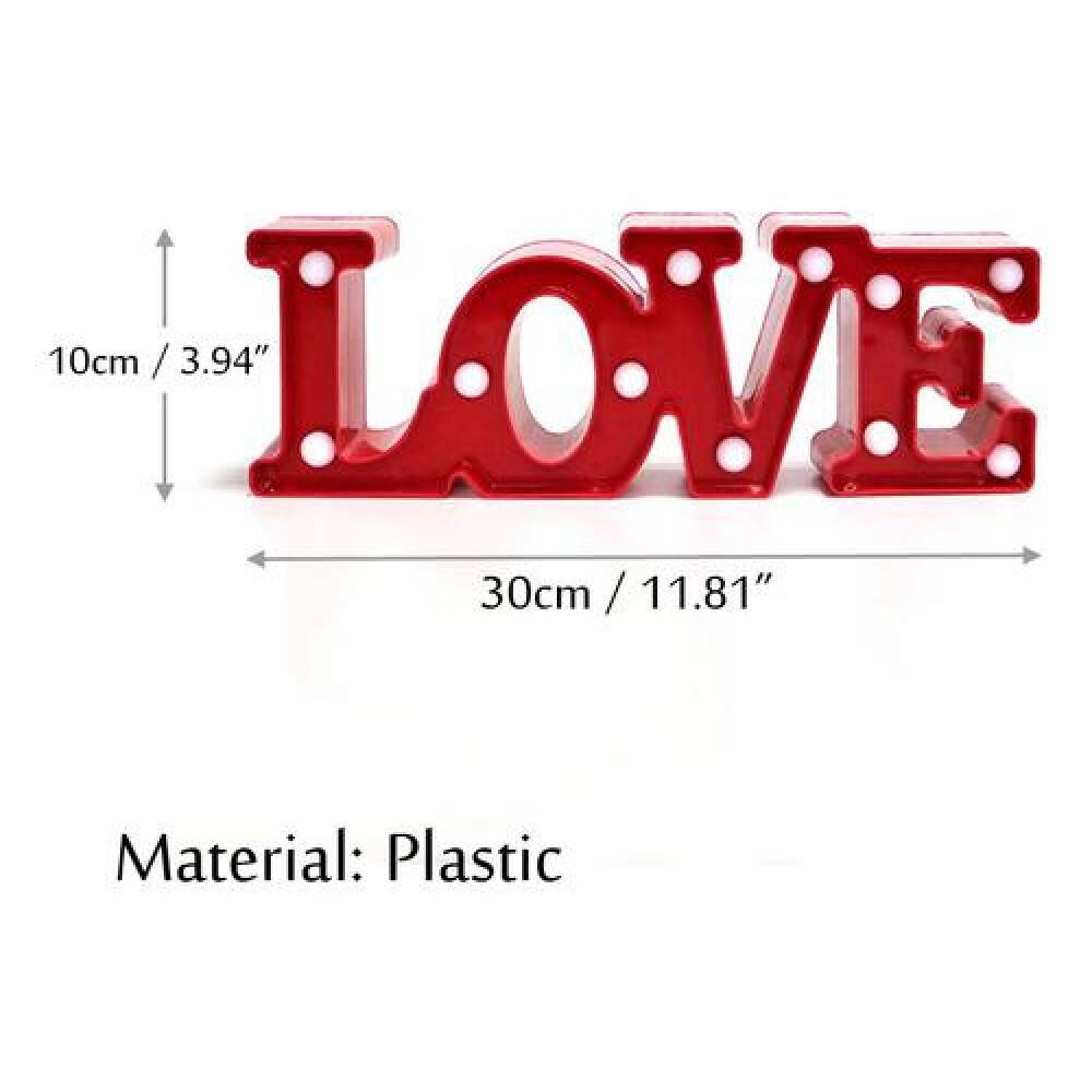 Lampara Led Love A Pilas Candy Bar Fiesta Niños image number 3.0
