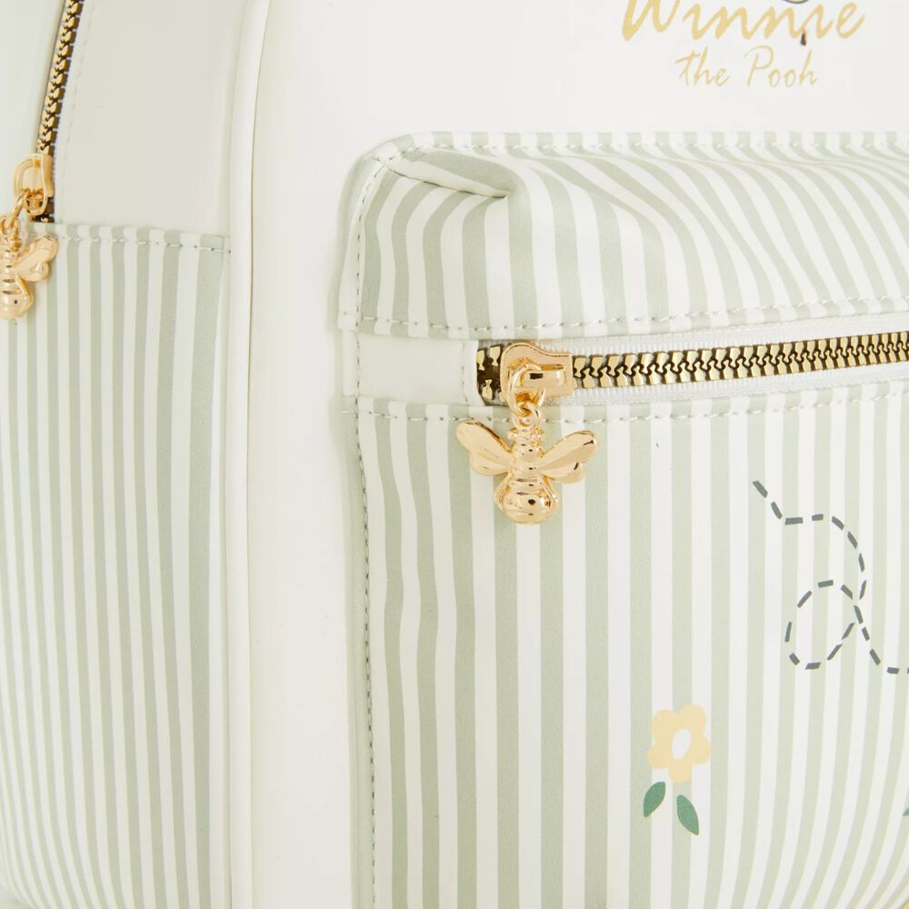 Primark Winnie The Pooh Mochila 24x30x12cm - Blanco/verde Claro image number 3.0