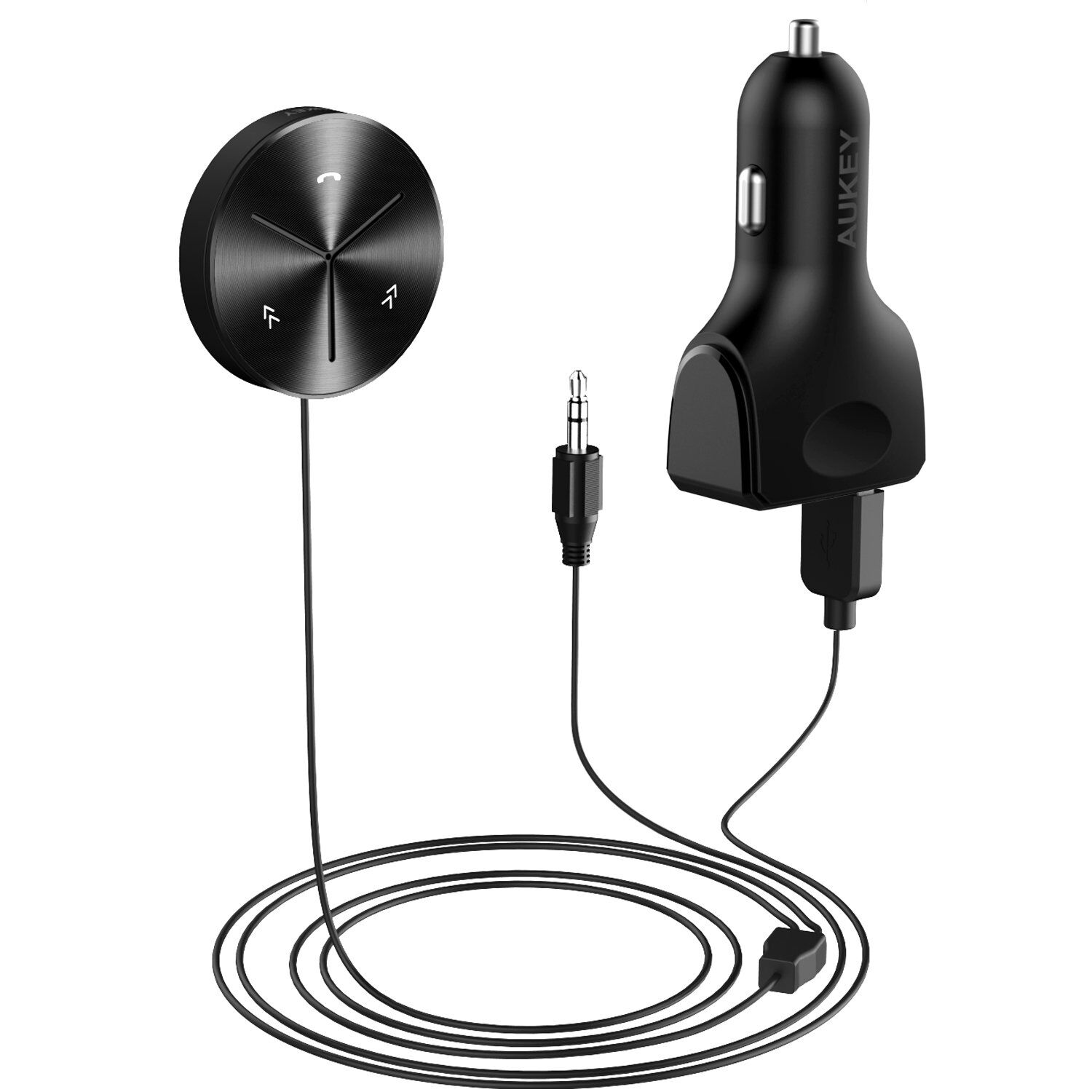 Aukey Kit Receptor Inal&aacute;mbrico Para M&oacute;vil Negro Br-c8 image number 0.0