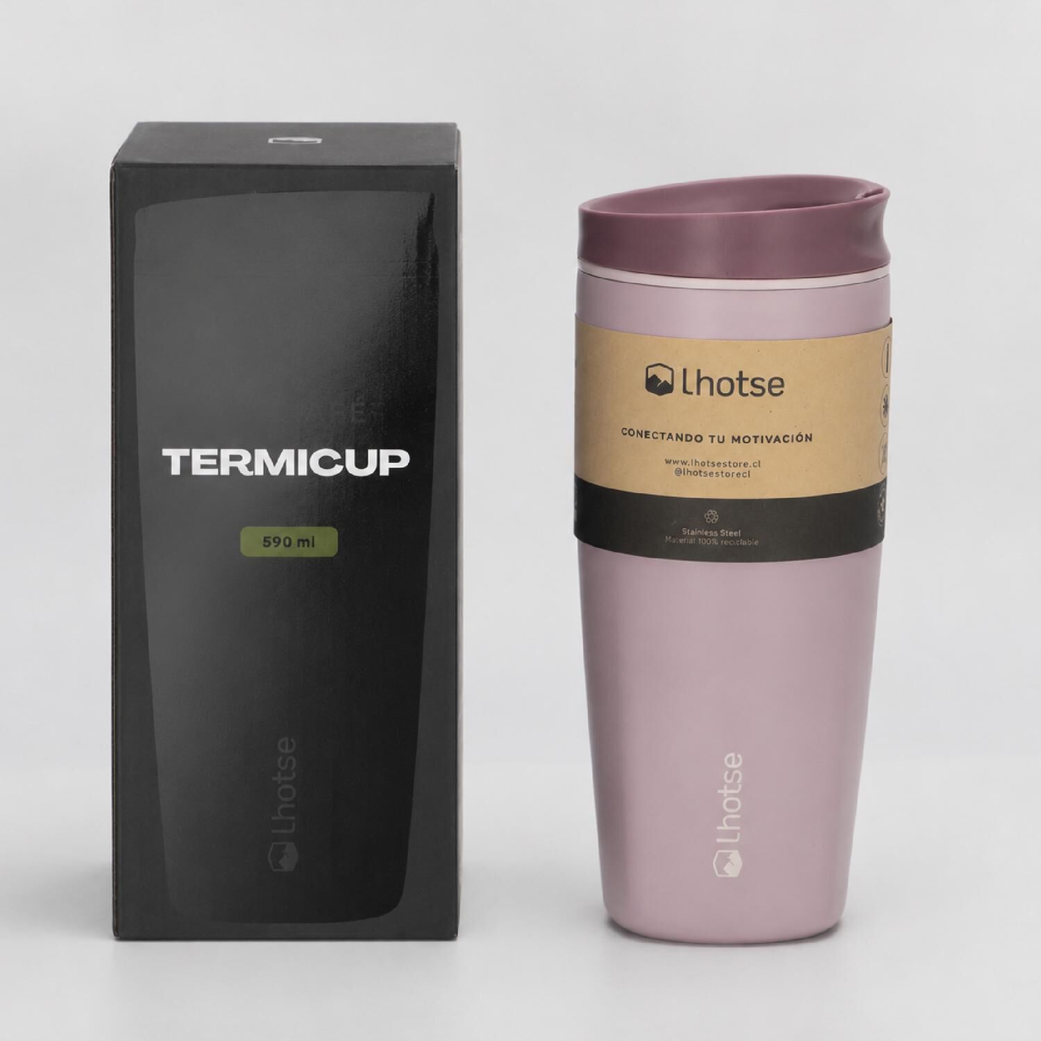 Vaso Mug T&eacute;rmico Agua Caf&eacute; Acero Inox Termicup 590 Ml Lhotse image number 6.0