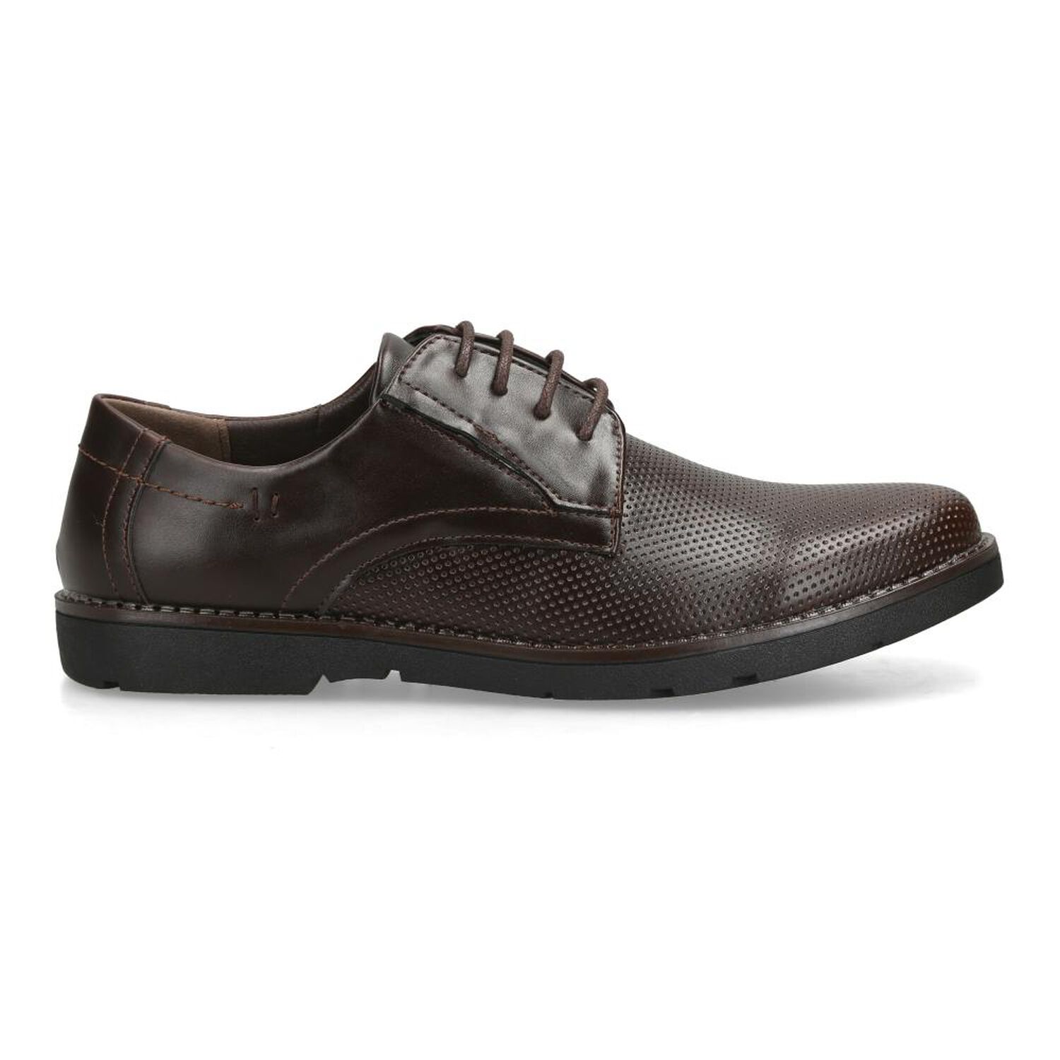 Zapato De Vestir Hombre Az Black Brown image number 2.0