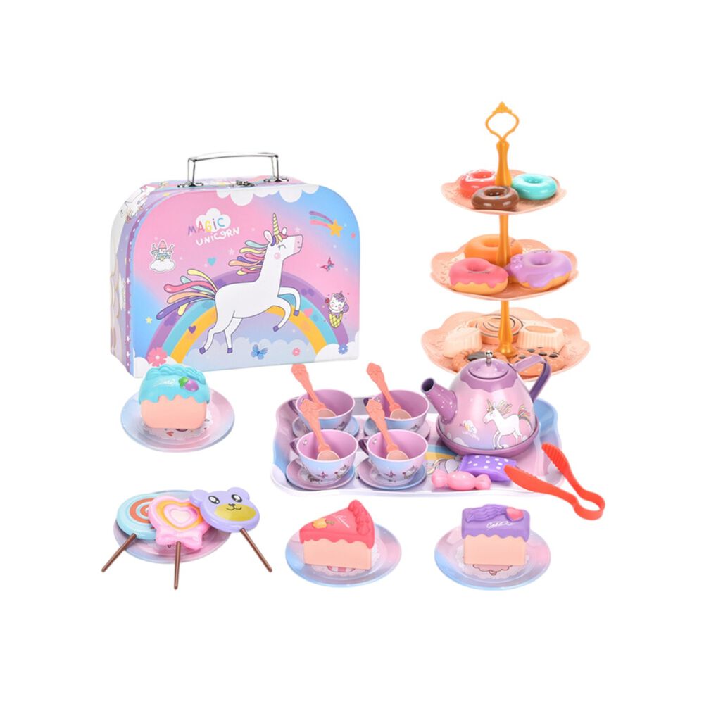Maleta Juguete Unicornio Con Set T&eacute; Infantil Cocina image number 1.0