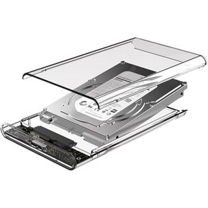 Cofre Case Transparente Disco Duro Sata2.5 Usb3.0