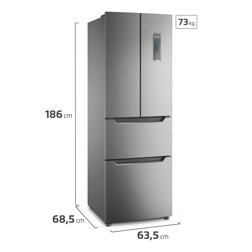 Refrigerador French Door Fensa DM64S / No Frost / 298 Litros / A+ image number 5.0