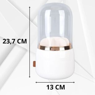 Organizador Port&aacute;til Para Brochas De Maquillaje, Giratorio 360 Grados.