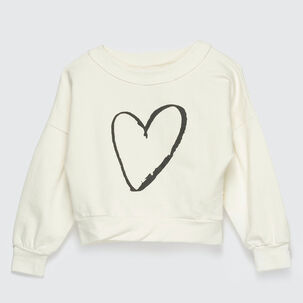 Polerón Ivory Corazón Adulto Algodón Peruano