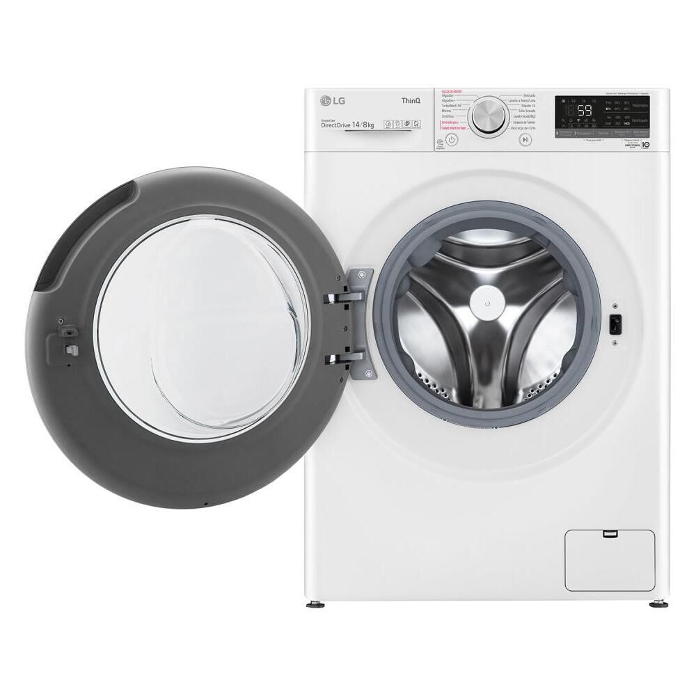 Lavadora Secadora Lg Carga Frontal 14/8kg Wd14wvc4s6 Blanco image number 4.0