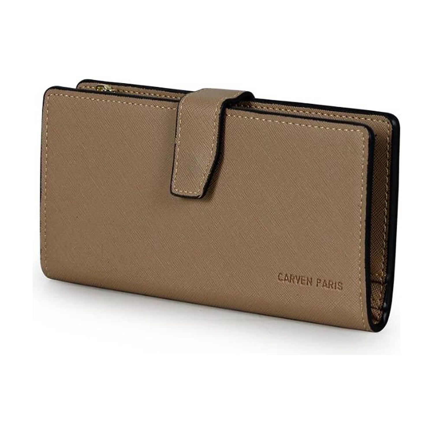 Billetera Mujer Vesta Taupe Carven image number 0.0