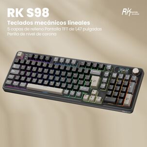 Teclado Mec&aacute;nico Inal&aacute;mbrico Rks98 Espa&ntilde;ol Creamy Switches