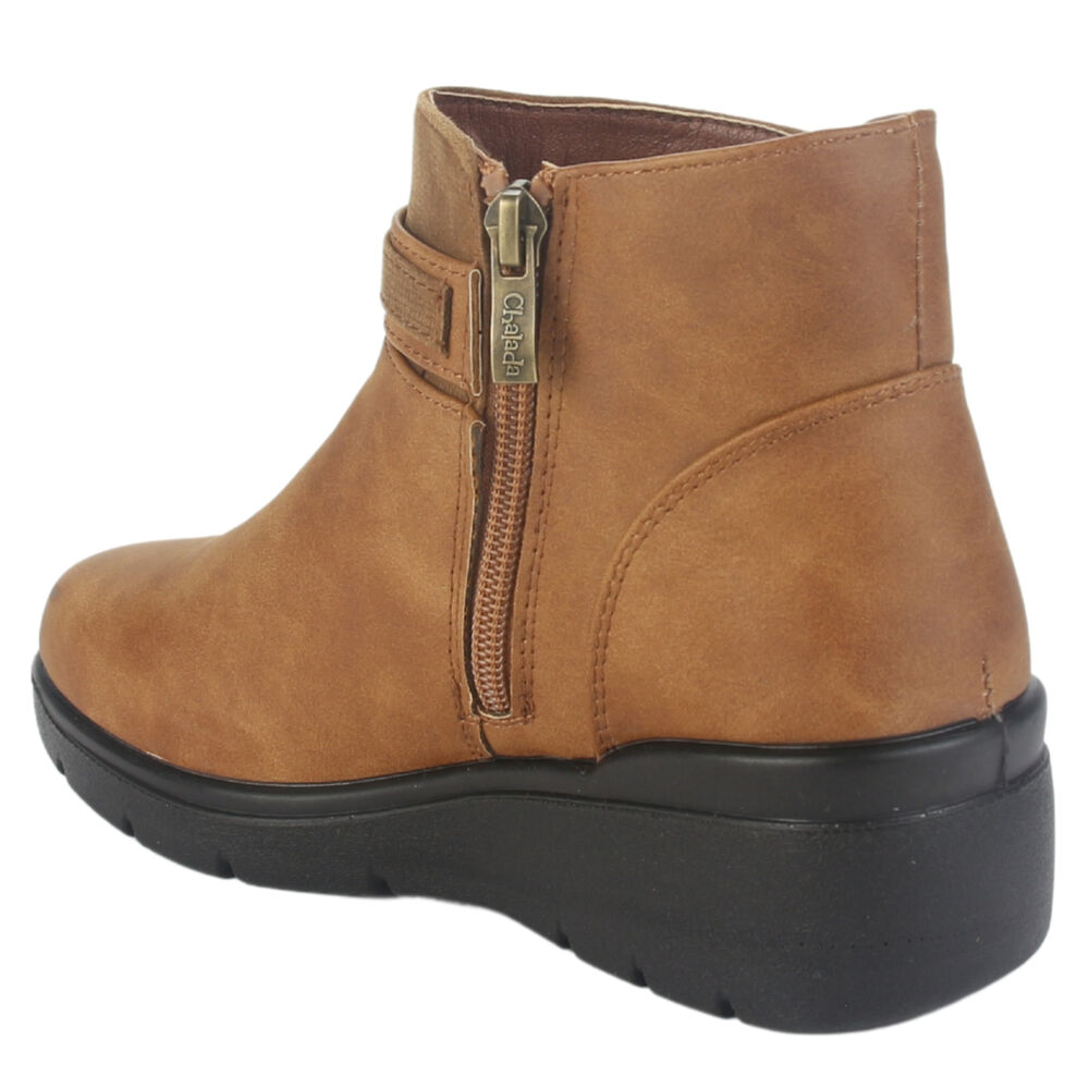 Botin Chalada Mujer Curve-5 Tostado Casual image number 3.0