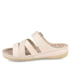 Sandalia Mujer Bata Cuyler Beige