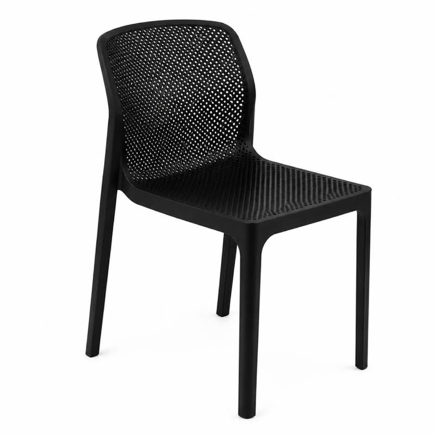 Pack 4 Silla De Polipropileno Leon Dise&ntilde;o Moderno Para Comedor Y Restaurant image number 2.0