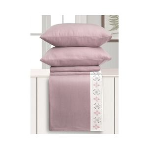 Sabana Andes Polar Bordado Geo Rosa King